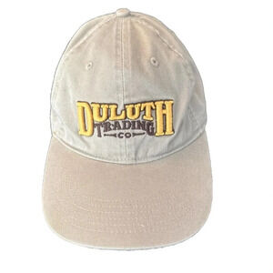 Duluth Trading Co. Adjustable Baseball Strap back Khaki Cap. Sizes M/L